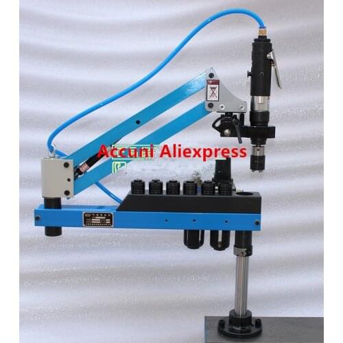 Universal Flexible Arm Pneumatic Air Tapping Machine 360 degree Angle 1000mm M3-M12 high quality NE