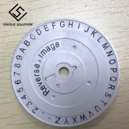 1 piece Original Dymo Rhino Spare Embossing Wheel for M1011 Semi-automatic all-metal coding machine original word disk