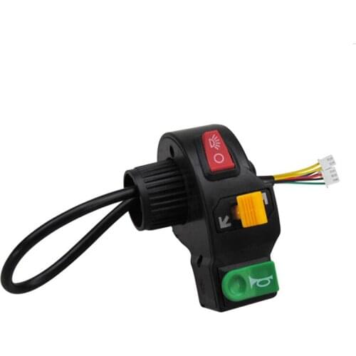3 in 1 Motorcycle Handlebar Switch Control, Universal 22mm Motorcycle Handlebar Horn Turn Signal Light Control Switch