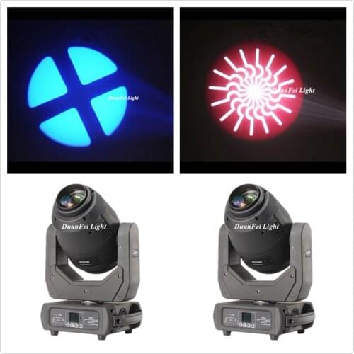 4lot NEW 8 facet prism moving head led 250W zoom spot beam 3in1 dj moving head led frost beam light
