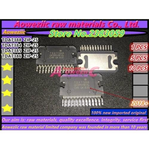 Aoweziic 2018+ 100% new imported original TDA7384 TDA7388 TDA7385 TDA7386 ZIP-25 Automotive audio amplifier chip