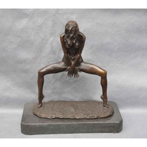 Bronze Nude Women Sexy beauty Dance Art Sculpture Statue cigarette lighter cooking tools Decoration 100% Brass Bronze