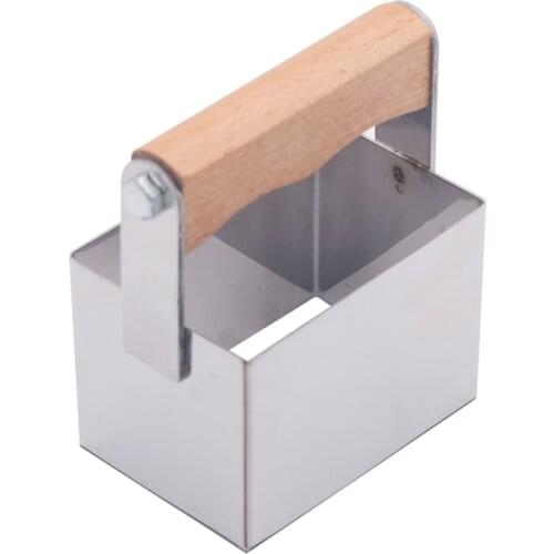 6CM*9CM Stainless Steel Honey Comb Square Cutter Comb Honey Cutter for Honey Beekeeper