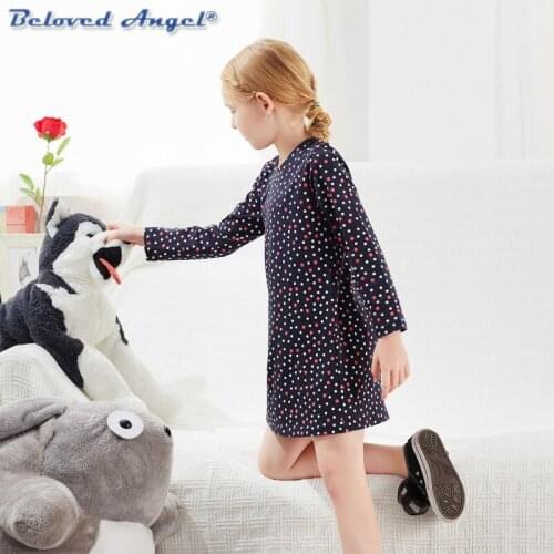 Girls Cotton Dress Autumn Winter New Children Cotton Dresses Thin Princess Dress Fashion Children Clothing for Party Wedding