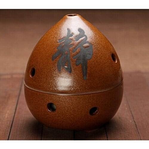 Ceramic incense burner, mudstone, incense,retro censer, sandalwood, aloes, tower incense burner, creative ceramic ornaments