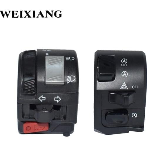 Motorcycle Switches Motorbike Horn Button Turn Signal Electric Fog Lamp Light Start Handlebar Controller Switch For Nmax 2020