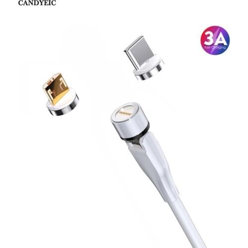 CANDYEIC Magnetic Charging Charger Cable For vivo Y20A Data Cable Micro USB Cable magnetic laces