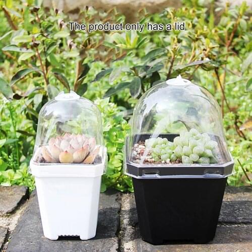 10pcs Reusable Plastic Greenhouse Garden Cloche Dome Plant Bell Covers Frost Guard Freezen Protection 7/10cm