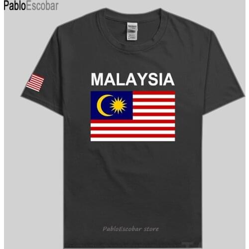 Malaysia men t shirt Malaysian jersey nation tops tshirt 100% cotton t-shirt comfort fitness gyms clothing tees country MY