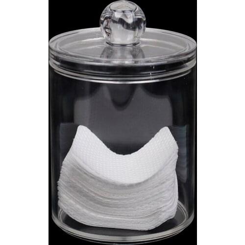 1PC Clear Acrylic Storage Holder Box Transparent Cotton Swabs Stick Cosmetic Makeup Organizer Case