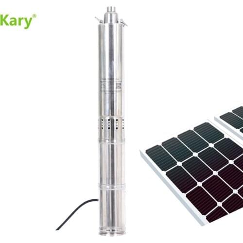 Kary 10m lift 48v dc impellers pump, 0.5 hp 1 hp 1.5hp 10T/H flow rate submersible water pump solar pump impeller