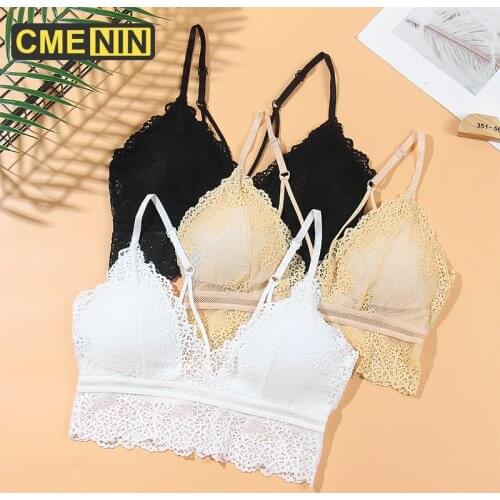 Sexy Triangle Cup Underwear Soft Padded Bra wrap top tenue sexy femme Fitness Tops Brassiere Bralette Bra bras for women B0153