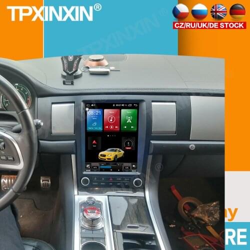 For Jaguar XF 2004-2015 Android 10.0 128G Stereo receiver Car Multimedia Stereo Player Headunit Audio Radio GPS Navigtion