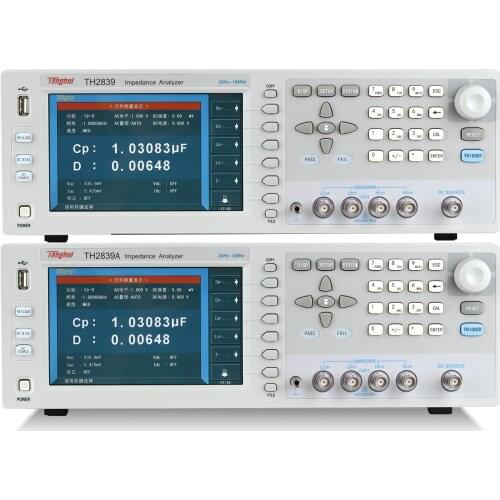 TouHui TH2839 20Hz-10MHz LCR Digita Impedance Analyzer Component parameter tester