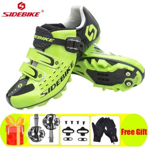 SIDEBIKE Sapatilha Ciclismo Mtb Cycling Shoes Men Women Athletic Professional Self-locking SPD Pedal Cleats Bicycle Shoes