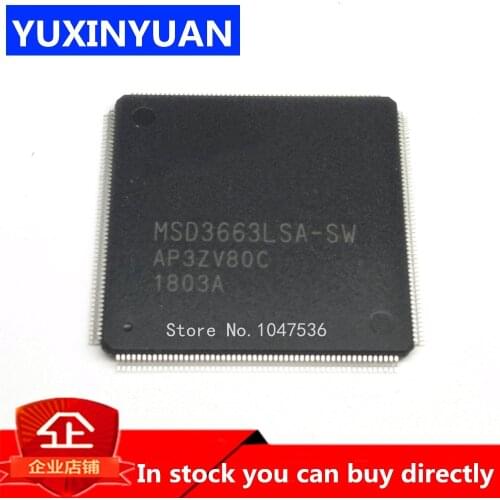 1PCS MSD3663LSA-SW MSD3663LSAT-W2 MSD3663LSA MSD3663 MSD3663LSA-Z1 3463 QFP216 LCD CHIP IC IN STOCK