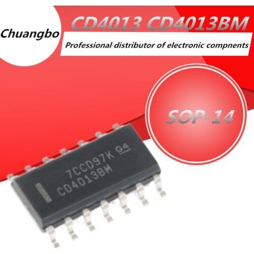 10pcs CD4013 CD4013BM HEF4013BT SOP14 SMD New spot