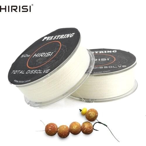 100m Carp fishing PVA string 50M per roll dissolve for carp fishing boilie and carp fishing bait