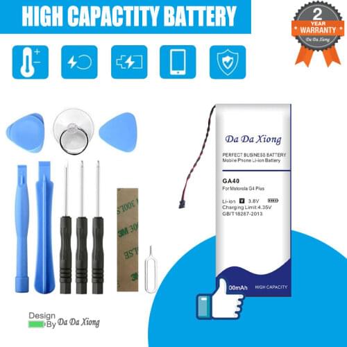 3600mAh GA40 Battery for Motorola Moto G4 Plus XT1625 XT1622 XT1644 XT1643Mobile phone replacement battery