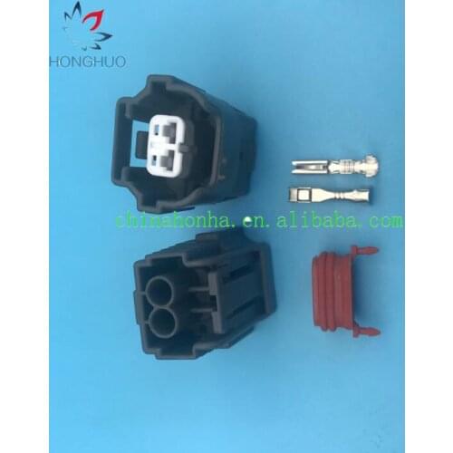 Freeshipping 6189-0735 Female Waterproof Fuel Injector Connector Plug Wire Harness Connectors 06A973722