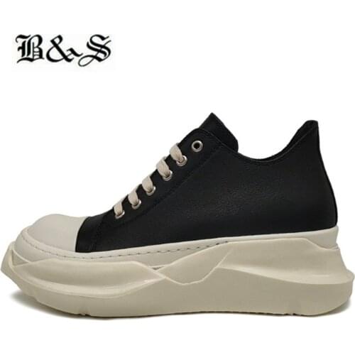 Black& Street 21ss NEW thick sole canvas trainer Boots Combination bottom Flat Sneakers Heavy Boots