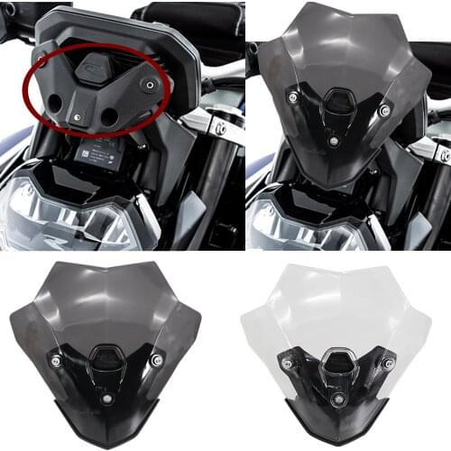 For BMW F900R F 900R F900 R 2020 Motorcycle Windshield Fairing Front Deflector Wind Deflectors High quality plastic Heightened