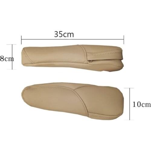 For honda CRV 2007 2008 2009 Microfiber Leather Driver / Passenger Side Seat Armrest Handle Decor Cover Protection Trim