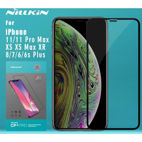 For iPhone 11 11 Pro 11 Pro Max Glass Nillkin CP+ PRO Anti-Explosion Full Cover 3D Tempered Glass for iPhone 11 Glass