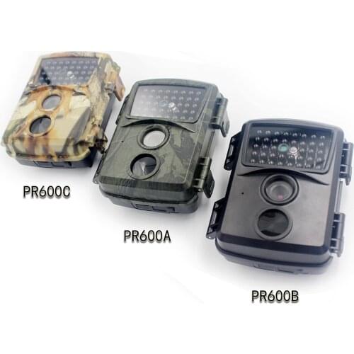PR600 Hunting Camera Waterproof 12MP 1080P Trail Camera Photo Trap Night Vision IR Camera for Hunting Home Wildlife Surveillance