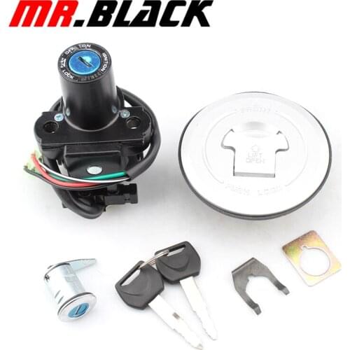 Ignition Switch Gas Cap Seat Lock Key Set For Honda Hornet CB250F (4 Wires) FMX650 05-06