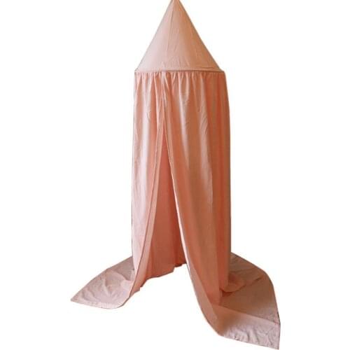 50% Hot Sale New Arrival Children Baby Bed Canopy Round Dome Cotton Mosquito Net Bed Tent Home Nursery Room Decoration