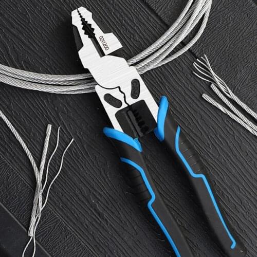 9''Multifunction Pliers Set Combination Pliers Stripper/Crimper/Cutter Heavy Duty Wire Pliers Diagonal Pliers Hand Tools