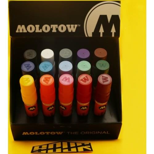 New Molotow 627HS(15mm) 15 color acrylic marker model graffiti picture book pens illustration markers hand painting art supplies