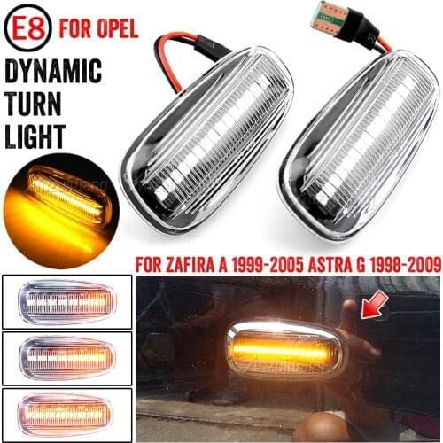 Flowing Led Dynamic Turn Signal Light For Opel Zafira A 1999-2005 For Opel Astra G 1998-2009 Side Marker Light Sequential Blinke