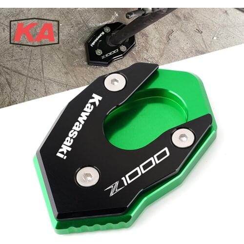 For Kawasaki Z1000 Z1000SX z 1000 SX Hot Deals High qualitu Motorcycle CNC Accessories Kickstand Side Stand Extension Plate