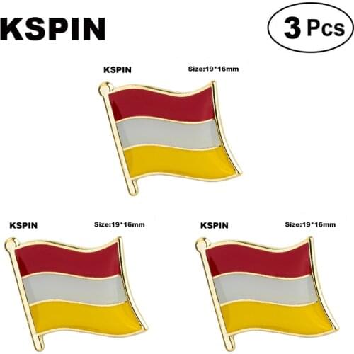 Flag Lapel Pin Flag badge Brooch Pins Badges 3Pcs a Lot