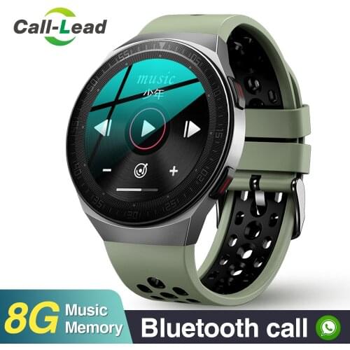 M-t3 Smart Music Call Round IP67waterproof Smart Watch Music Player Clock Fitness Tracker Recording Men Women Sport Smart Watch