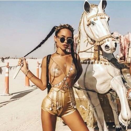 Rhinestone Body Jewelry Women 2018 fashion belt chain top bra Harness Summer Bikini water drop Jewelry Summer Festival Jewelry