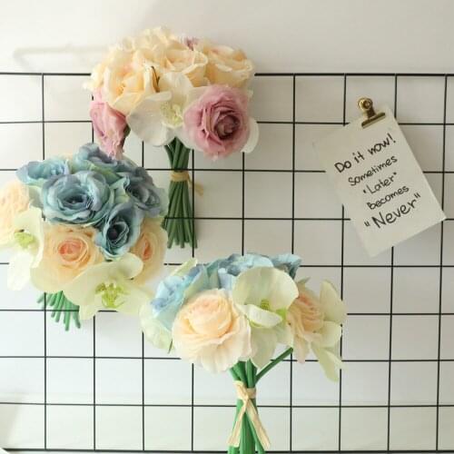 YEAHBUY Artificial Flowers For Wedding Bouquets