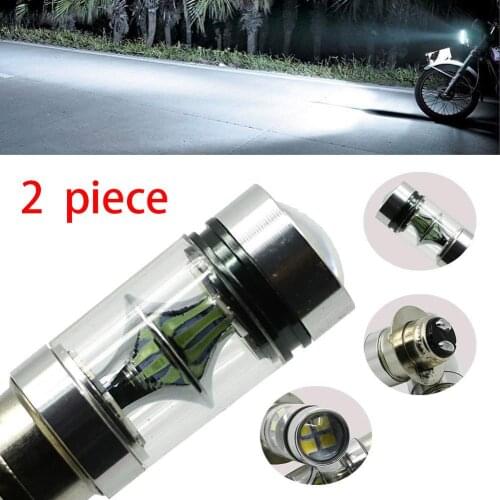 100W Super White LED Headlights Bulbs Low High Beam For Yamaha RAPTOR 350 700 RHINO GRIZZLY 125 350 400 450 660 YFZ350 YFZ450