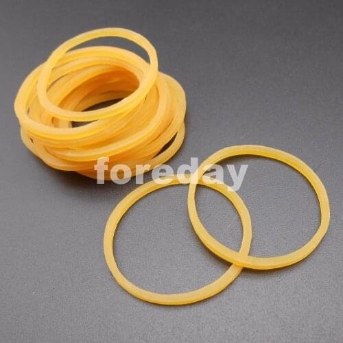 500PCS 1.5MMX28MM Silicone Rubber Drive belt Pulley Model Motor DIY Toys 1.5MM X 28MM Inner diameter: 15MM Yellow DIY *FD032X500