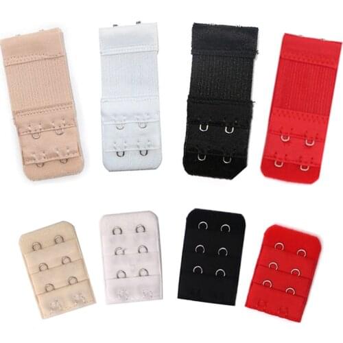 8/6Pcs Adjust Lengthen Bra Extenders Hook Nylon Women Bra Extension Expand Underwear Female Lingerie Bra Intimates Accessories