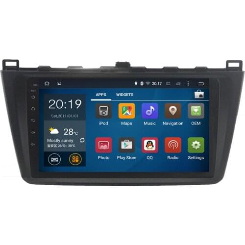 9"Android 10 Eight core 4+32 Car DVD Player GPS Navigation Radio Stereo For Mazda 6 Atenza 2008-2012HD Satnav multimedia radio