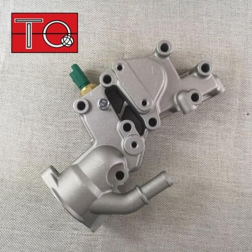 Aluminium Thermostat Housing Coolant Water Flange for Citroen BX C15 C3 MK /for Peugeot 1007 205 206 1336.Y8 9654775080 1336Y8
