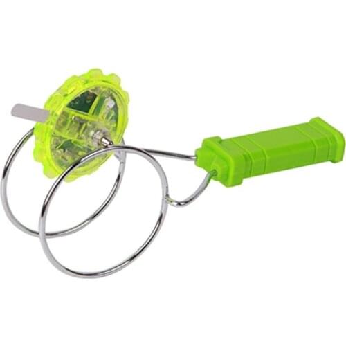 Kids LED Light Magnetic Gyro Wheel Hand Spinner Magic Spinning Toy Children Gift Stall toy