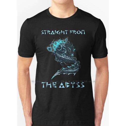 Lagia Straight From The Abyss T Shirt 100% Pure Cotton Monster Hunter 4 Ultimate Dinosaur Wyvern Magala Seregios Kecha Wacha