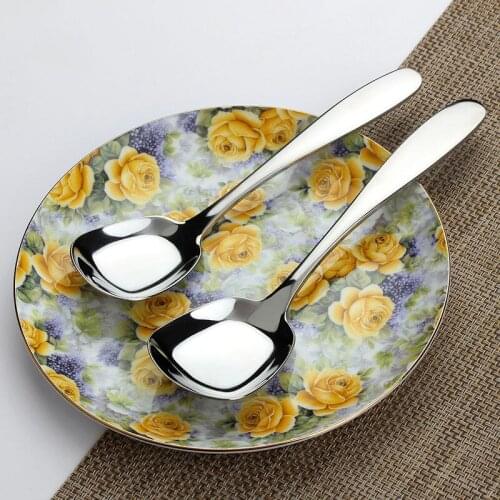 Stainless Steel Coffee Spoon For Tea Kitchen Gadget And Accessories Silver Gold Color Dessert Spoon Christmas Gift Soup Spoons 3