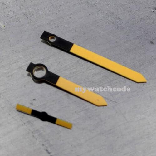 Parnis orange watch hands for ETA 6497 6498 st36 movment 19