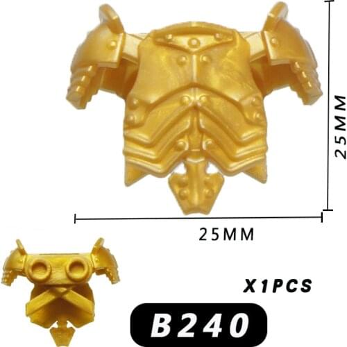 Roman Medieval FigureAncient Greek Ancient Strong orc Helmet armor shield building block educational toys for childr
