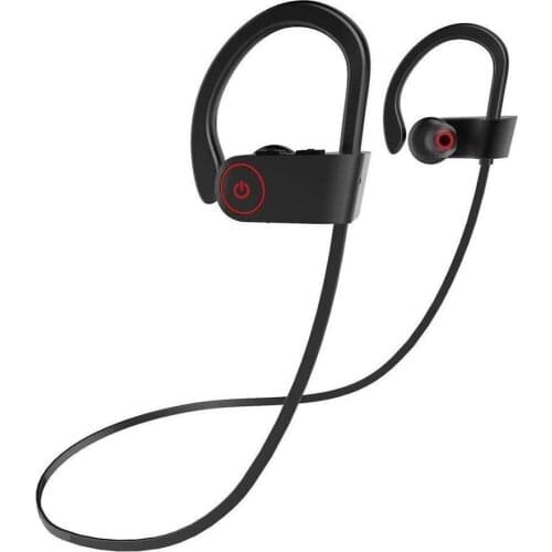 Sports Bluetooth Headphones IPX7 Waterproof Wireless Earphones W/Mic HD Stereo In-Ear Earbuds Noise Cancelling Headsets